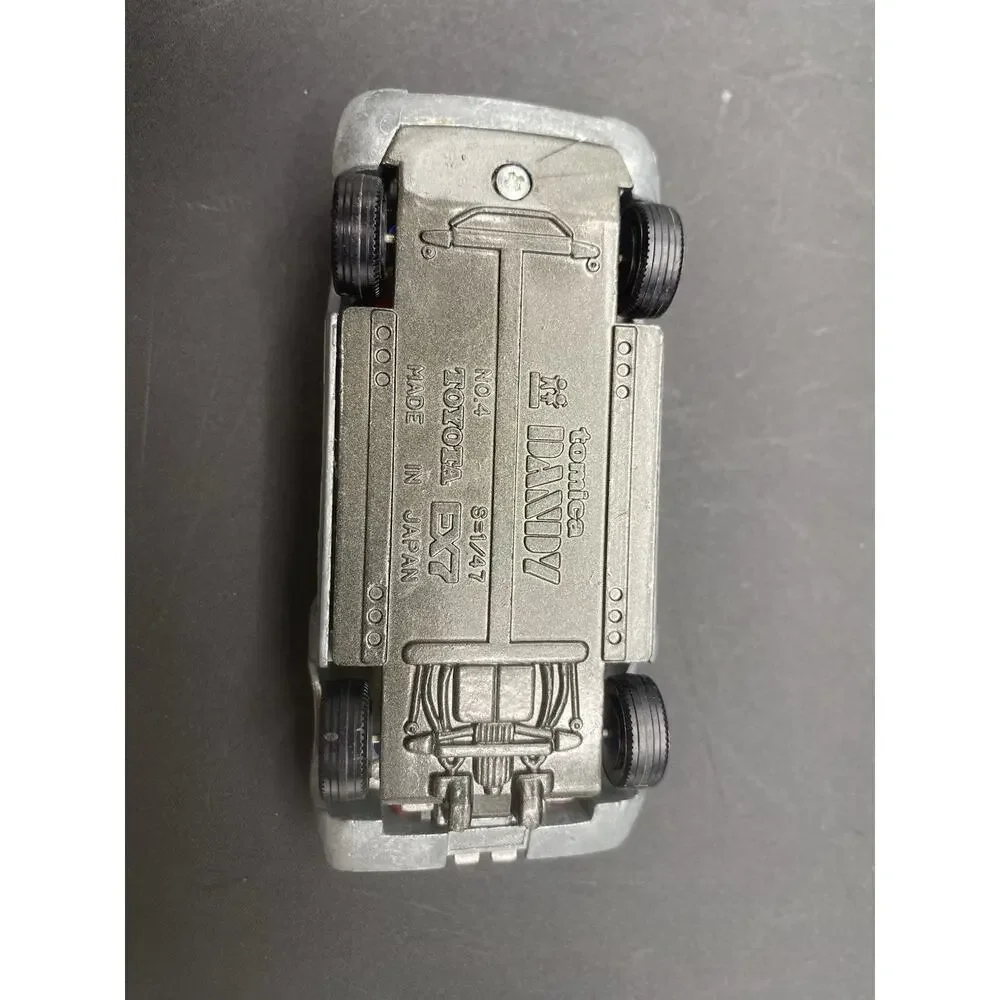 Vintage Tomica Dandy Toyota EX7 No.4 Bare Metal Made in Japan 1:47 Scale